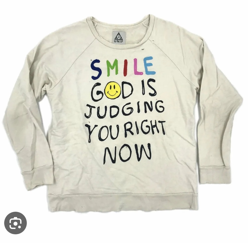 Unif Distressed sweatshirt